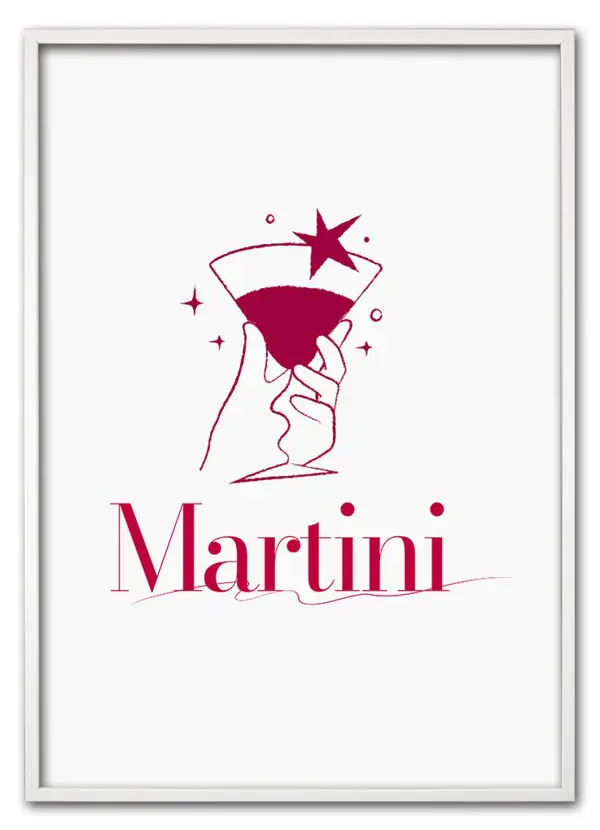Twinkle Martini Hvid