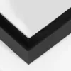 Sort ramme i aluminium - Udsnit