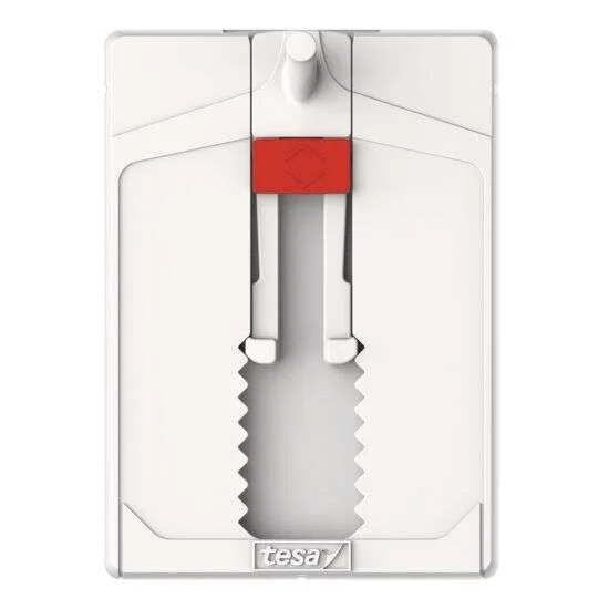 Tesa-2-loes.jpg Closeup af Tesa klæbesøm hvor man kan se funktionen til højdejustering