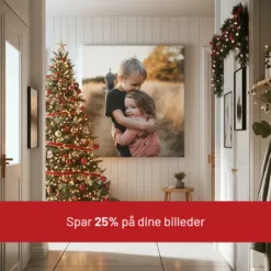 Print på lærred julegave