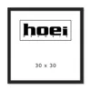 Sort kvadratisk træramme Hoei 111 30x30 cm