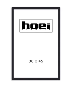 Sort billedramme i træ Hoei 111 30x45