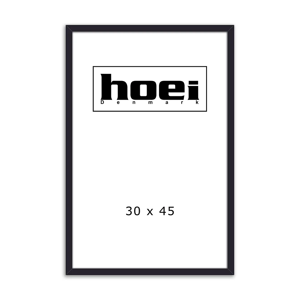 Sort billedramme i træ Hoei 111 30x45