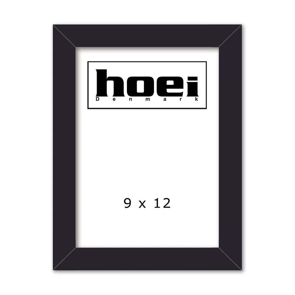 Sort træramme Hoei 111 9x12 cm