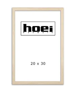Elegant fotoramme i egetræ look 20x30 cm