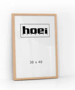 Elegant Ege billederamme i 30x40 cm med glas.