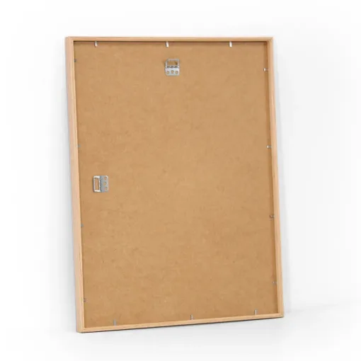 Flot og elegant egetræ billederamme i 40x50 cm til væggen
