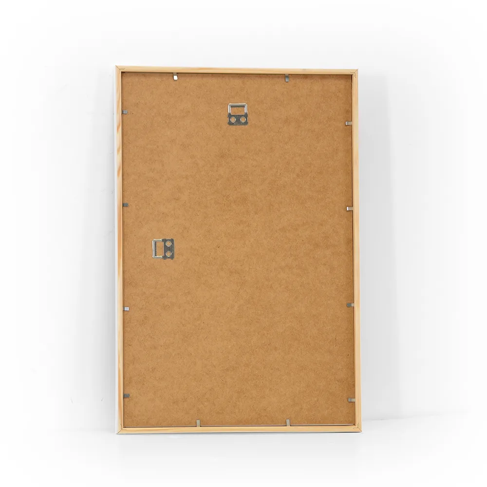 Fotoramme, hvid i 30x45 cm, med almindelig glas og ophæng