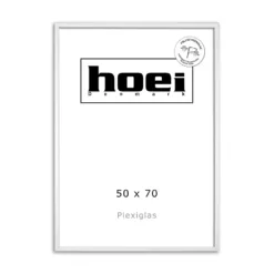 Populær 50x70 hvid ramme med plexiglas til indramning af plakater