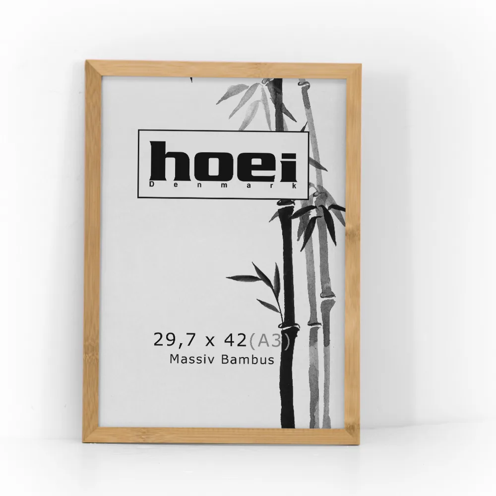 Massiv bambus ramme 29,7x42 A3