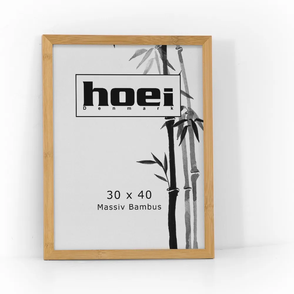 Massiv bambus ramme 30x40