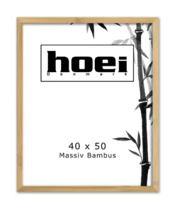 Massiv bambus ramme 40x50