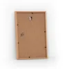 Elegant træramme i massiv eg 21x29,7 cm A4 med almindelig glas
