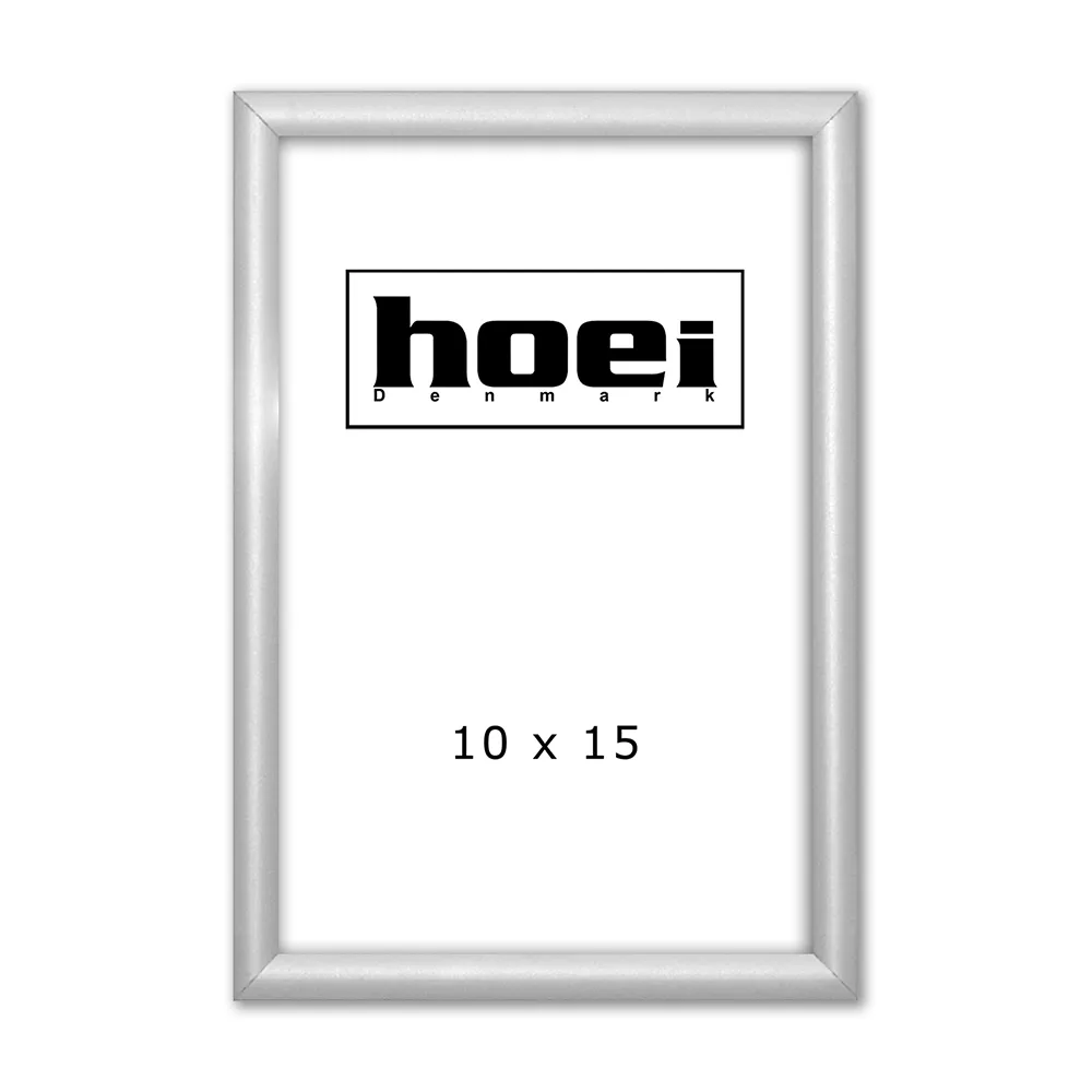 Mat sølvramme i aluminium 10x15 cm Mat sølvramme i aluminium 10x15 cm