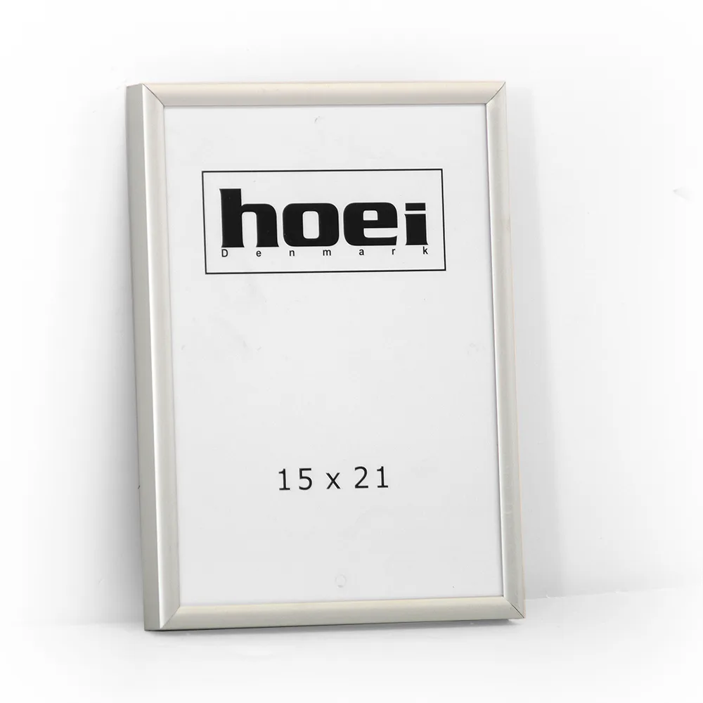 Mat sølvramme i aluminium 15x21 cm. (A5) Mat sølvramme i aluminium 15x21 cm. (A5)