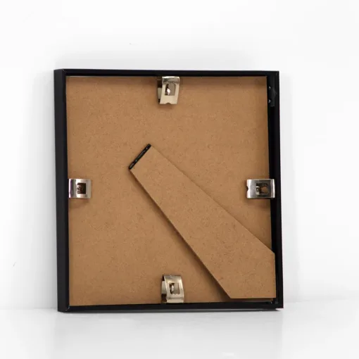 Sort aluminiums ramme - 20x20 cm.