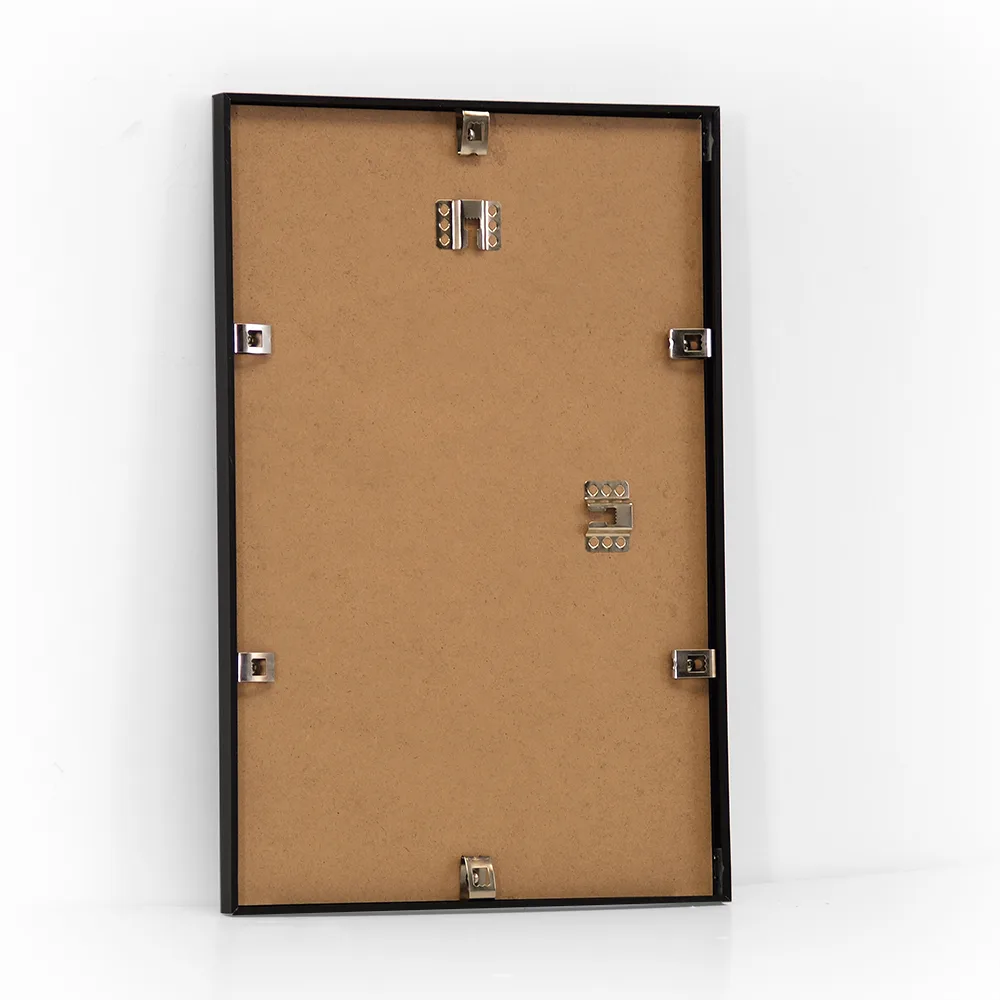 Sort aluminiums ramme - 30x45 cm.