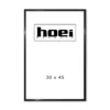 Sort aluminiums ramme - 30x45 cm.