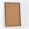 Sort aluminiums ramme - 50x70 cm.
