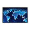 Futuristic background with planet Earth map data network, Genera