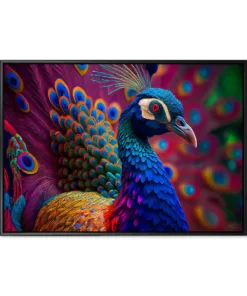Beautiful peacock. Generative AI