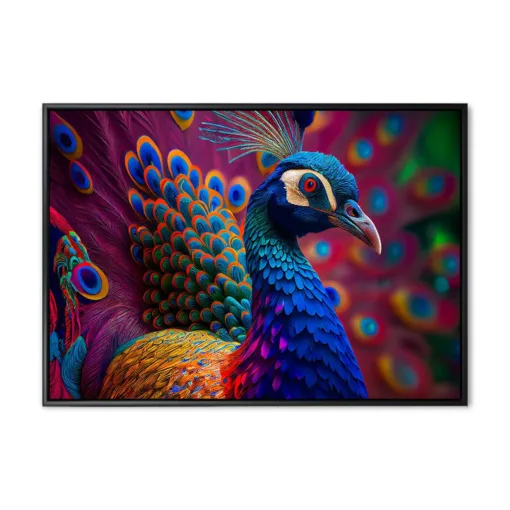 Beautiful peacock. Generative AI