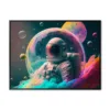 Exploring the Colorful Bubbles Galaxy: A Pop Art Depiction of an
