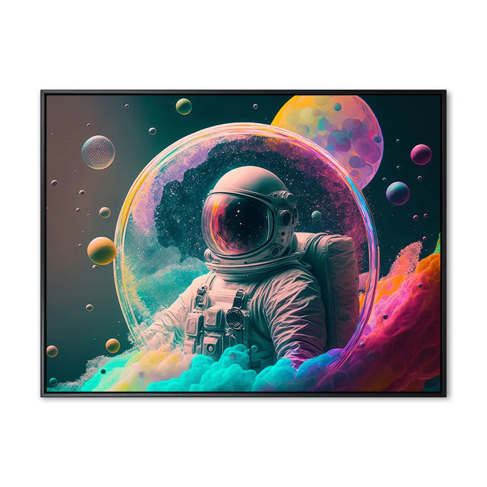 Exploring the Colorful Bubbles Galaxy: A Pop Art Depiction of an Exploring the Colorful Bubbles Galaxy: A Pop Art Depiction of an