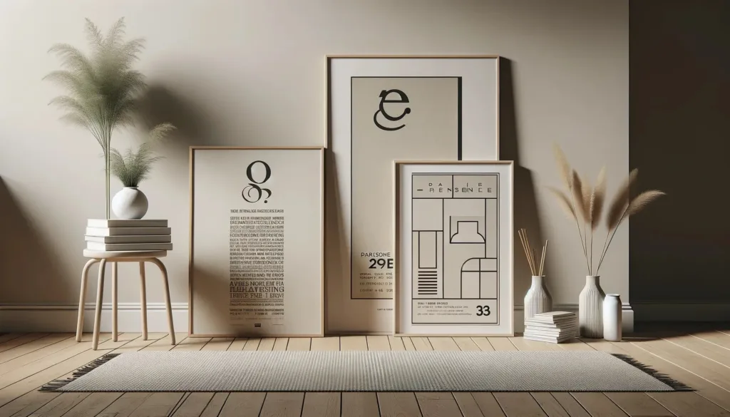 Egetræsrammer op ad væg, 60x80 rammer