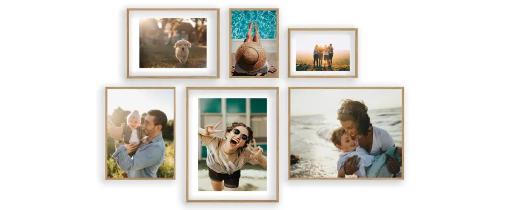 Vægbilleder med personlige motiver