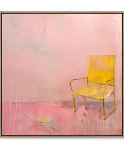 Galleri lærredsprint Blush Room EGE svæveramme
