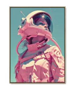 Galleri lærredsprint Space Chic EGE svæveramme