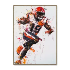 Galleri lærredsprint Touchdown Drive EGE svæveramme