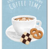 Blue Coffee Break Plakat