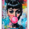 Bubble Graffiti Hvid