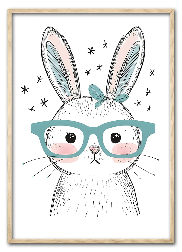 Bunny With Glasses Eg Bunny With Glasses Eg