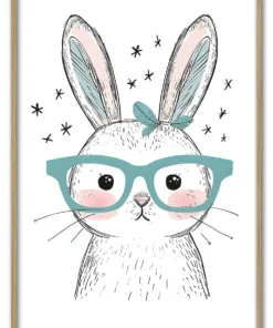 Bunny With Glasses Massiv Eg