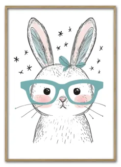 Bunny With Glasses Massiv Eg