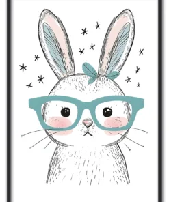 Bunny With Glasses Sort