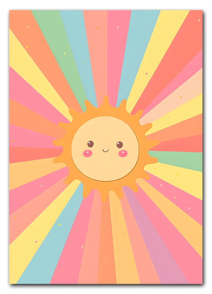 Candy Sunburst Plakat