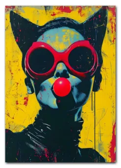 Cat Clown Plakat