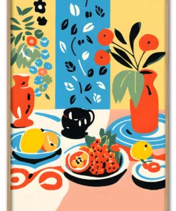 Colorful Kitchen Table Massiv Eg