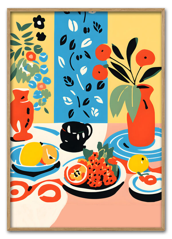 Colorful Kitchen Table Massiv Eg