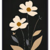 Cream Petals on Black Sort