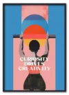 Curiosity & creativity quote poster template Curiosity & creativity quote poster template