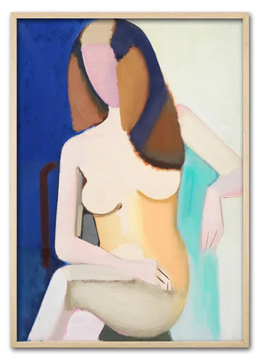 Seated female model by Vilhelm Lundstrom More: Original publi