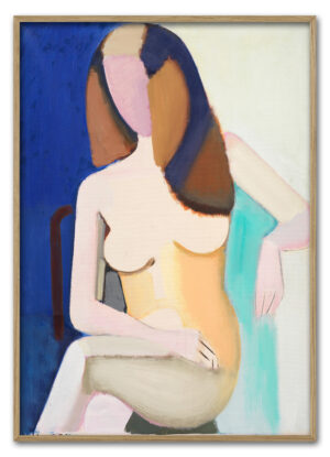 Seated female model by Vilhelm Lundstrom More: Original publi