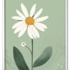 Daisy on Green Hvid