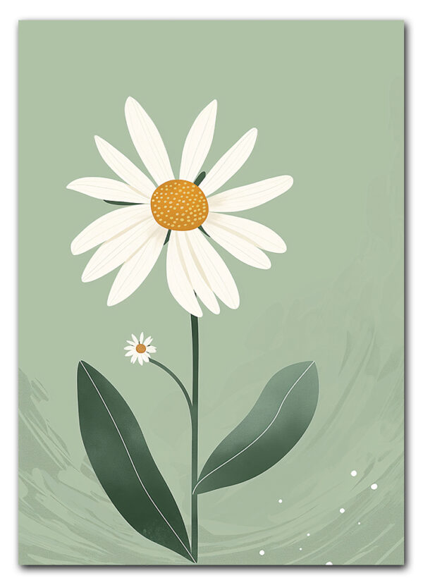 Daisy on Green Plakat