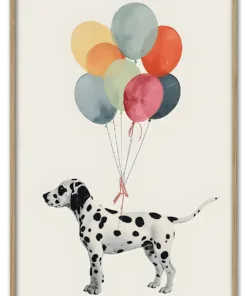 Dalmatian with Balloons Massiv Eg